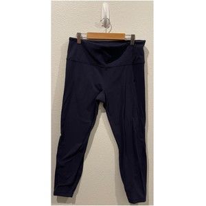 ATHLETA Navy Blue Cropped Leggings